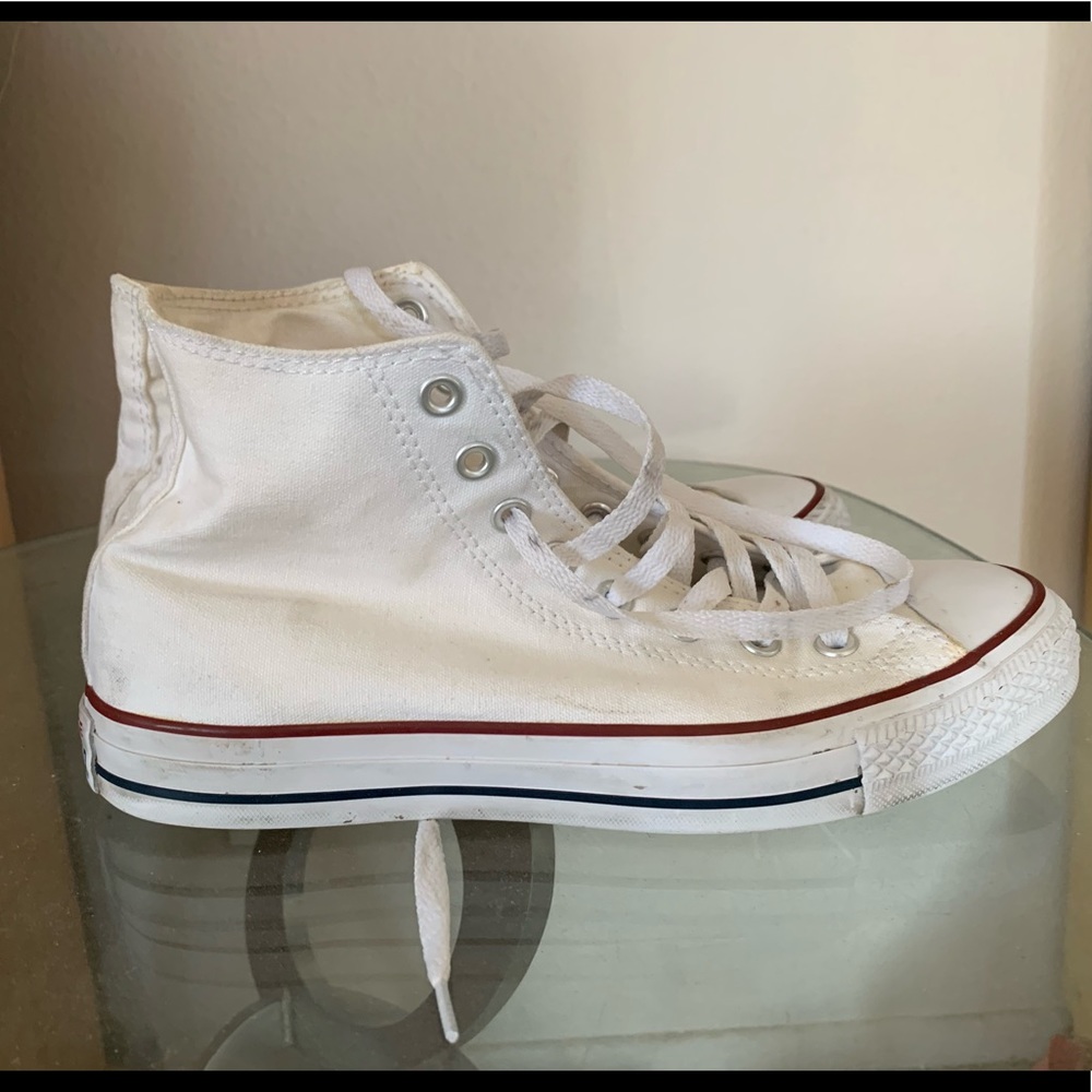High Top White Converse